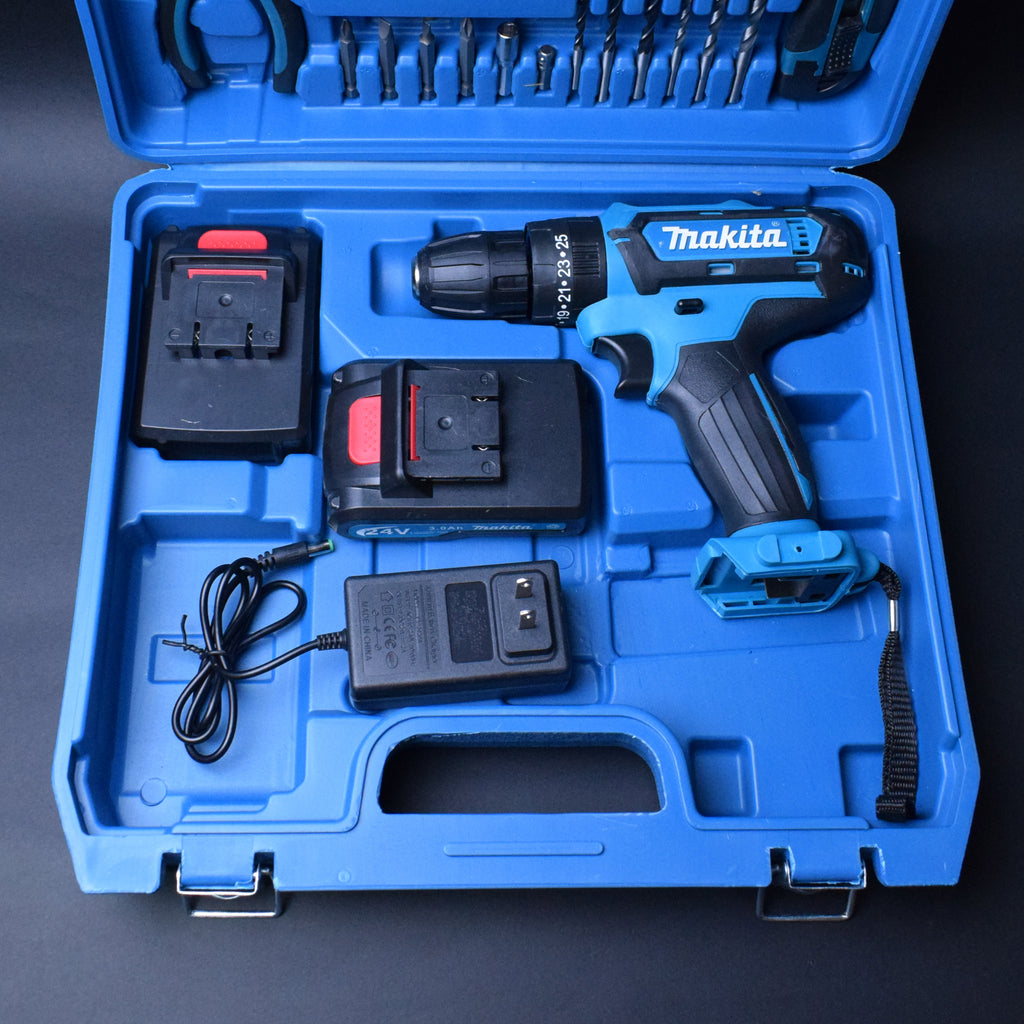 🔩 Makita Impact Pro™ - Taladro Inalámbrico de 24V + Maletín Profesional con Accesorios + 2 Baterías 🔋