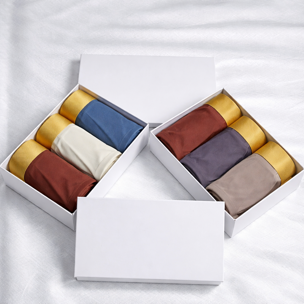 Kit de 6 Bóxers Microfibra Premium Ultraligeros, Cómodos y Transpirables